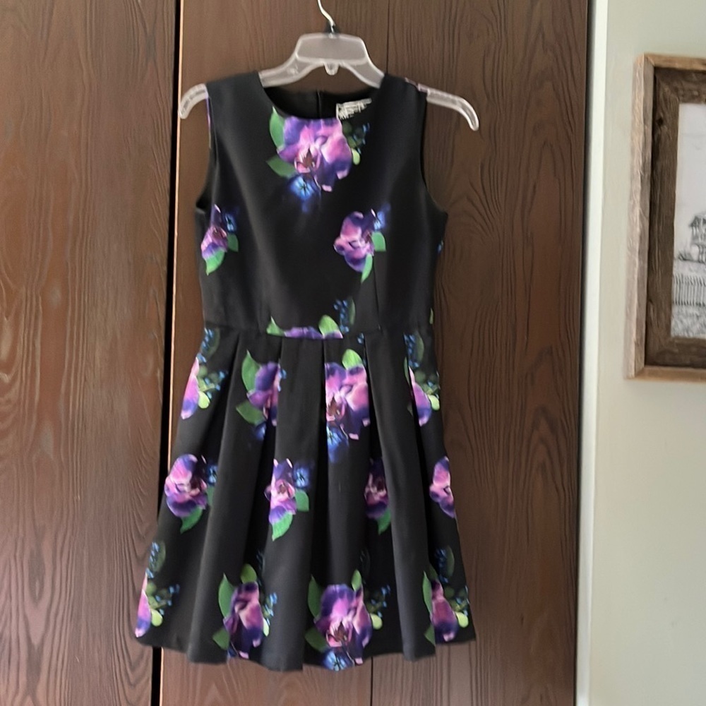 Pink Martini black, sleeveless dressy dress. Size XS